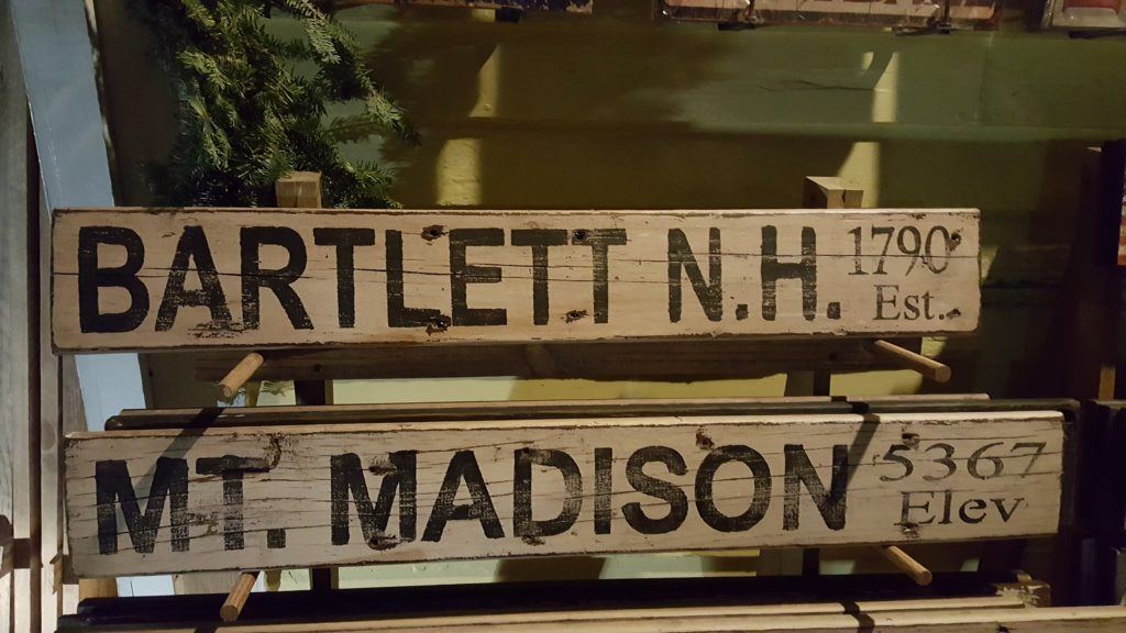 Bartlett NH sign for house