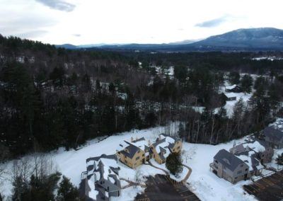 Drone aerial images North Conway NH